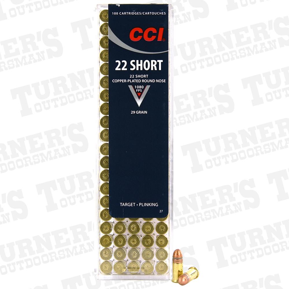 CCI 22 Short 29 Grain 100 Rounds